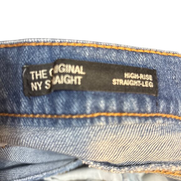 Gloria Vanderbilt X Christian Siriano Womens Denim Jeans Size 32/14 Blue Mid-Ris - Picture 7 of 7